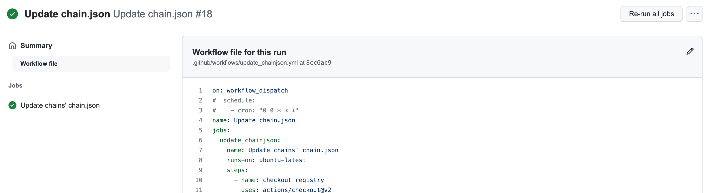 Extend chain.json source being the source chain to the whole file