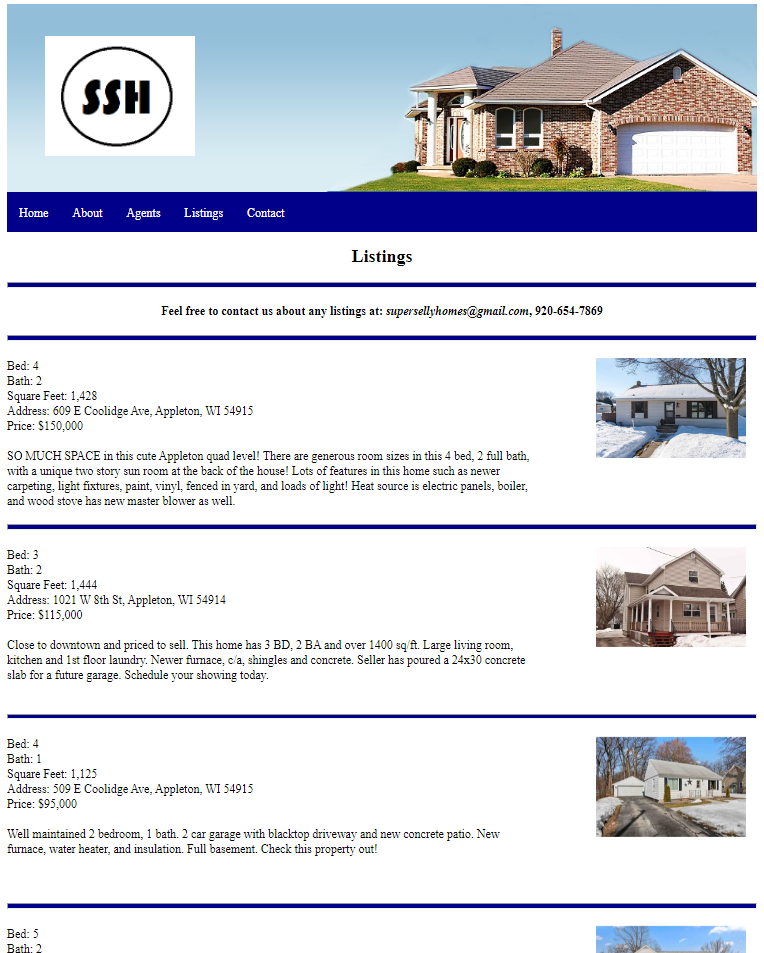 GitHub - StephenB-24/HTML-CSS-RealEstateWebsite: An old project from ...