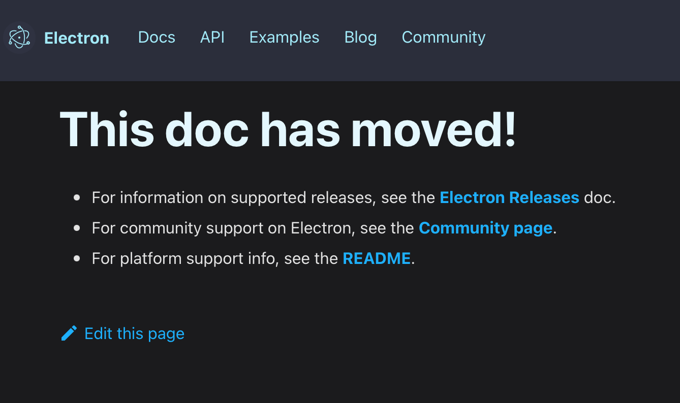 Broken link {on the main page of the GitHub project} · Issue #1160 ...