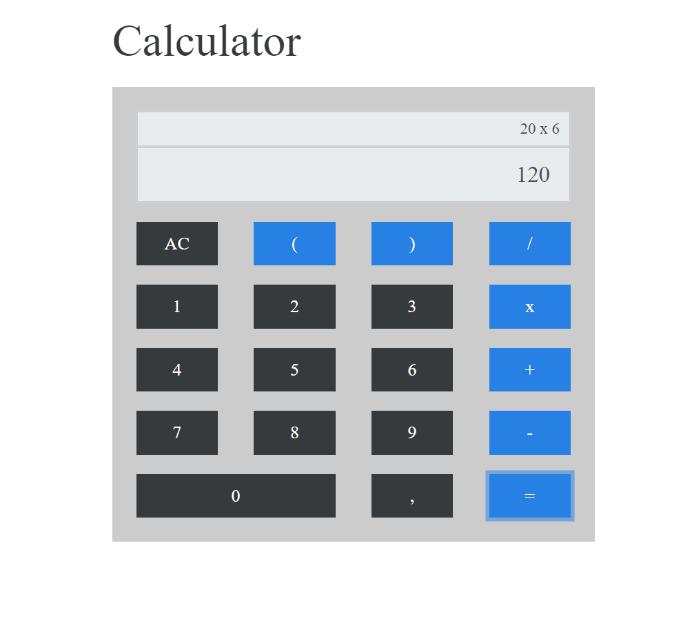 GitHub - kareemalsamman/Angular-Calculator