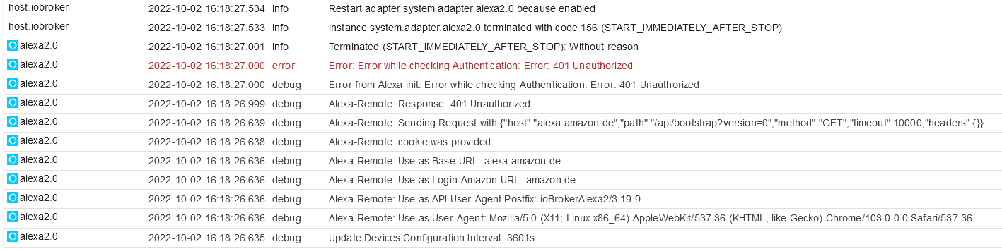 '401 client error: unauthorized for url: https: ... Error while checking Authentication: Error: 401 Unauthorized · Issue ...
