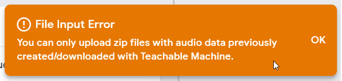 Audio Model - Error · Issue #184 · googlecreativelab/teachablemachine ...