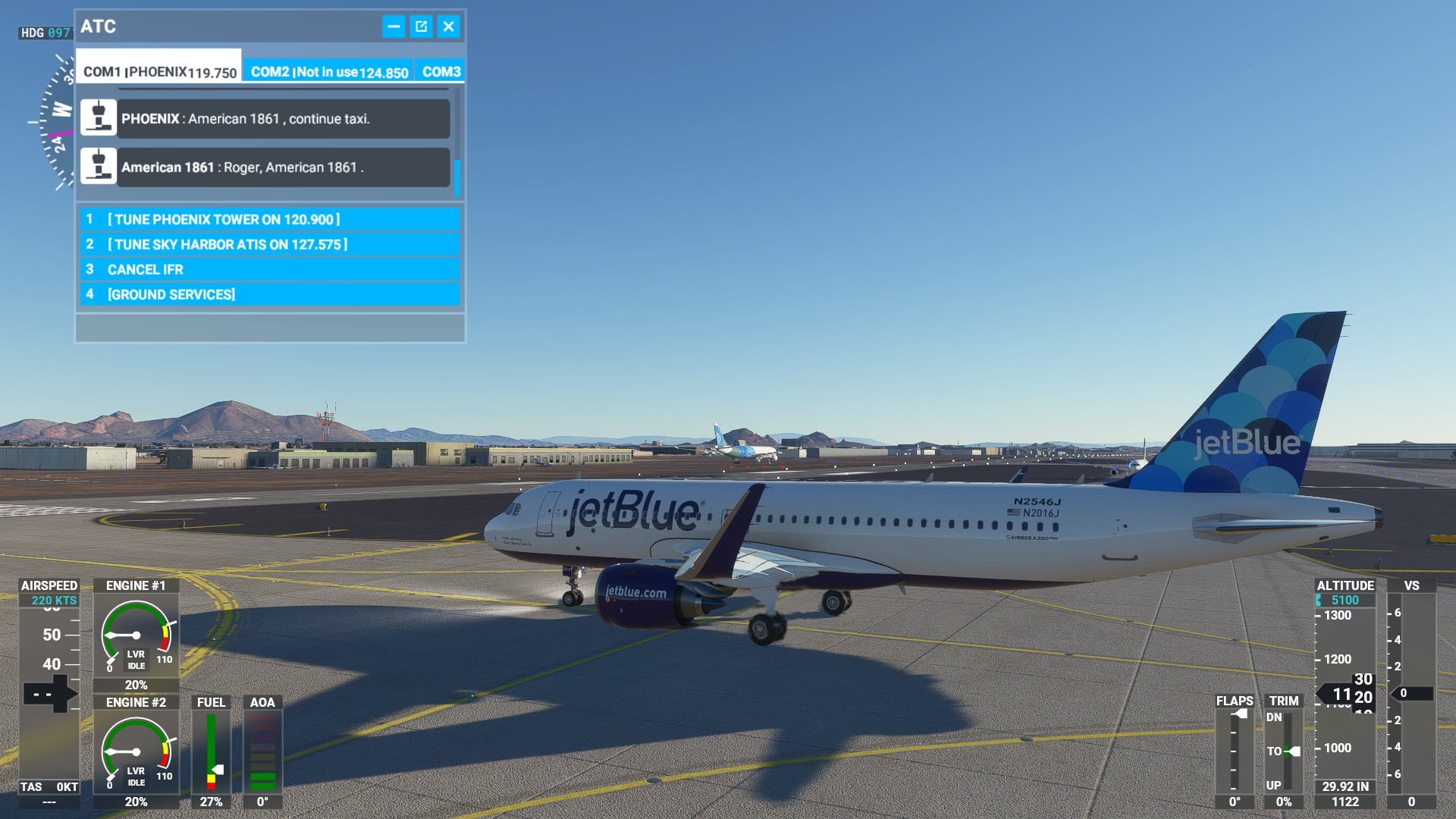 [BUG] Engine running at 20% power in idle on ground · Issue #2707 ...