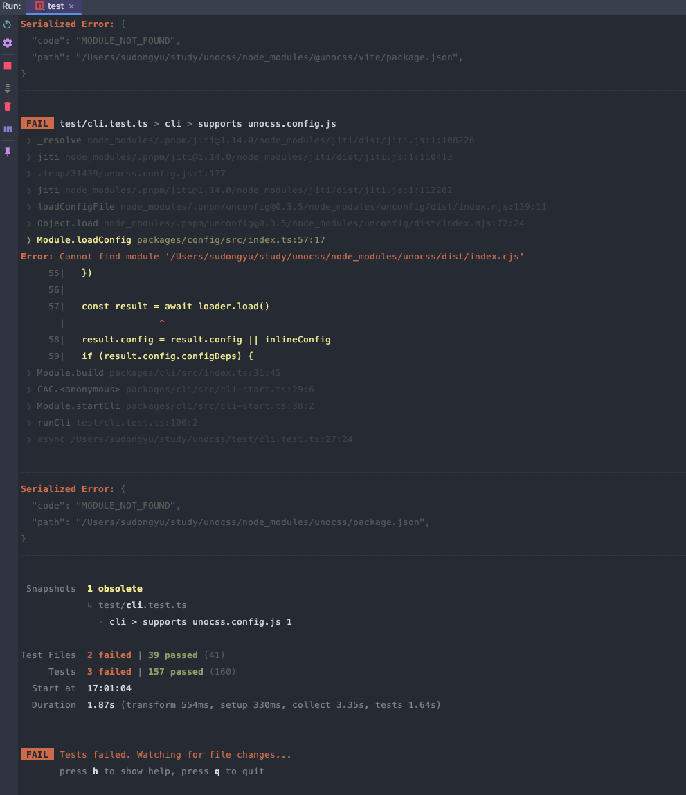 Test case can not 100% pass · Issue #1492 · unocss/unocss · GitHub