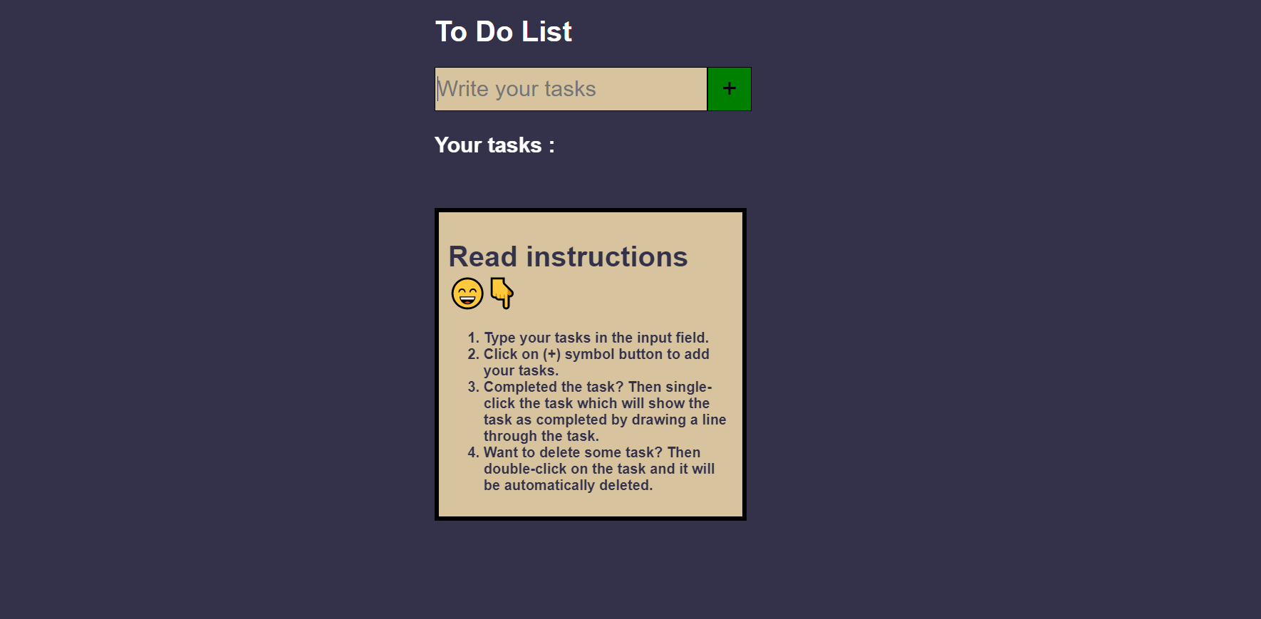 GitHub - harshal2002/To-do-list: A to-do-list web application created ...