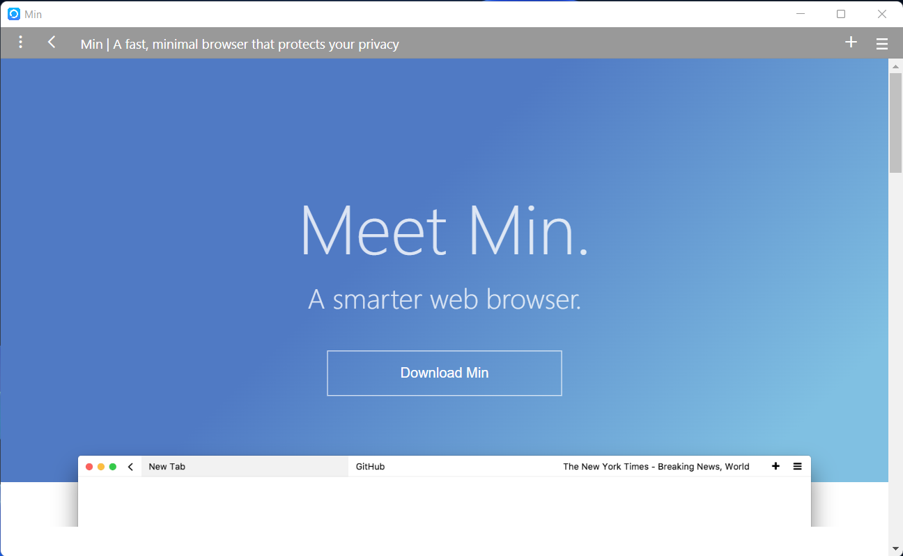 Min 1.25 Windows show app title bar · Issue #2029 · minbrowser/min · GitHub