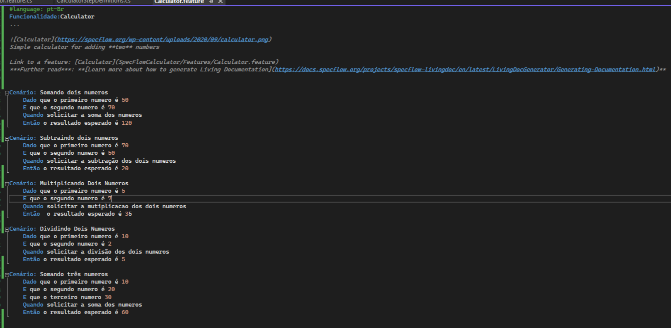GitHub - NathanaelDelfino/SpectFlowTestesSample: Estudando SpecFlow