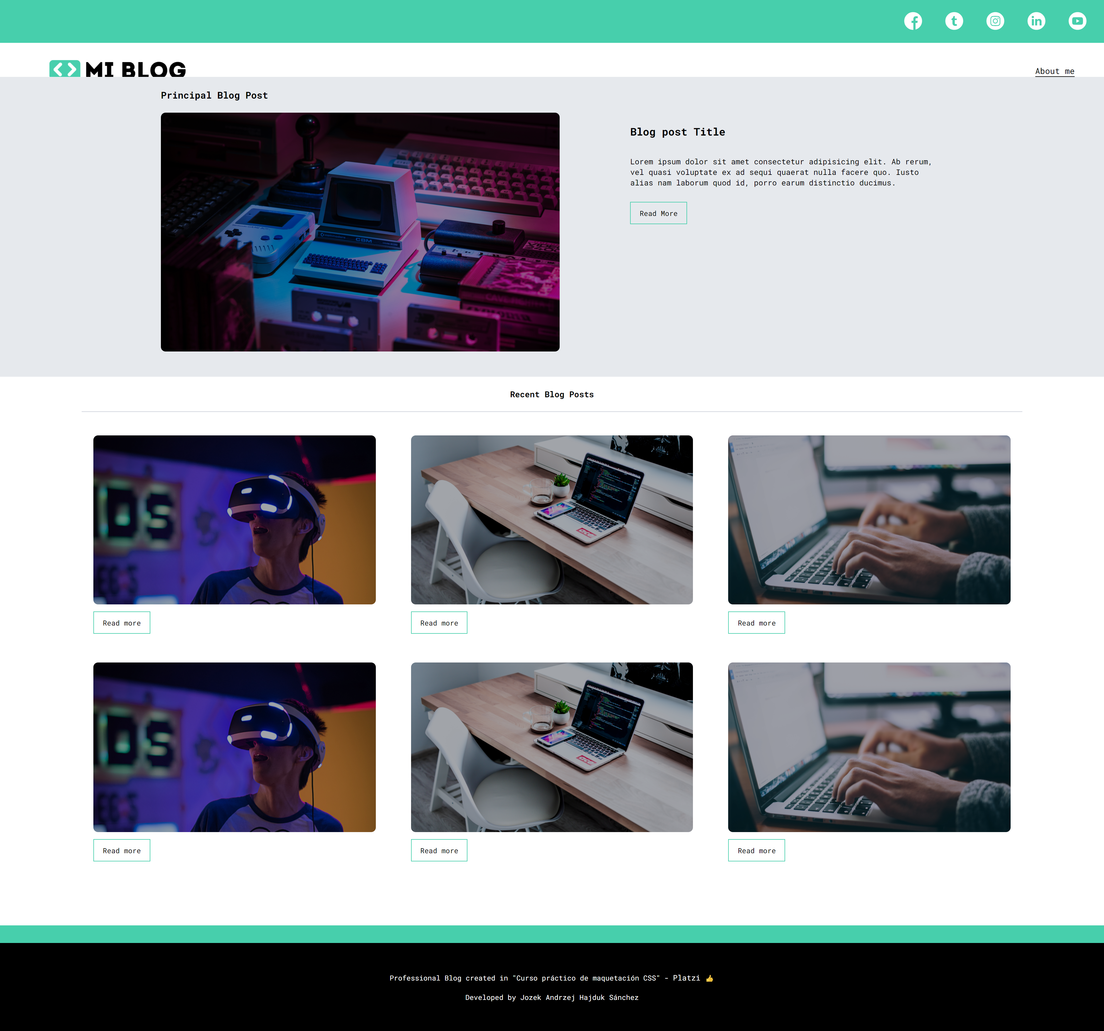 GitHub - HajdukSanchez/Blog-CSS: Blog CSS