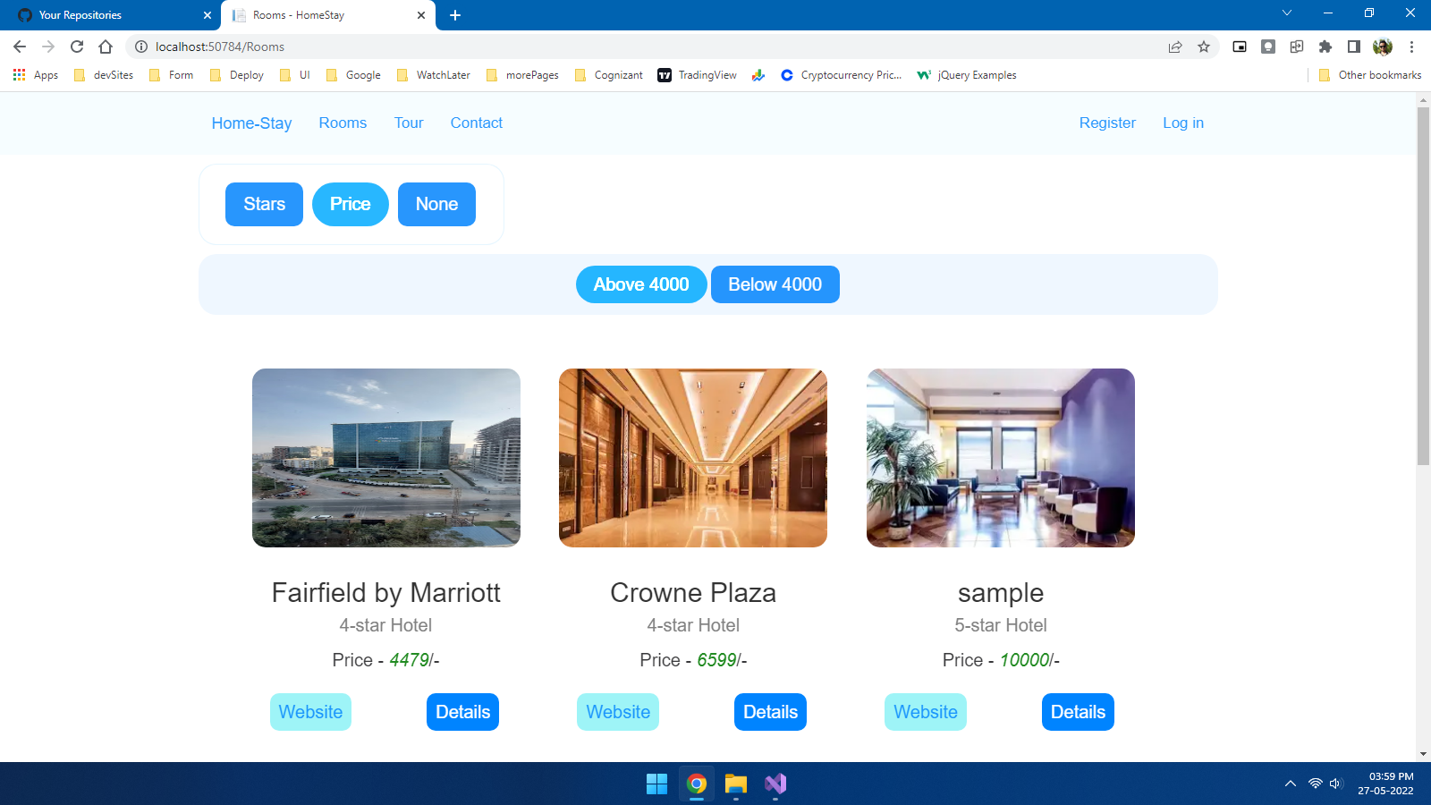 GitHub - pratikkabade/homeStay-MVC: ( ) Build on VS 2022 using MVC ...