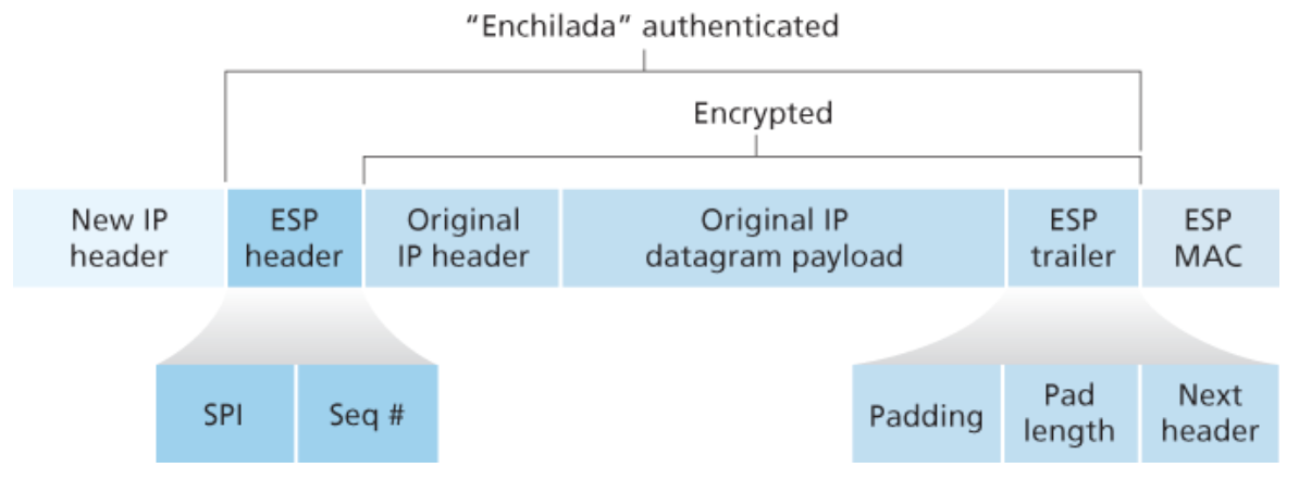 IPsec 데이터그램 포맷