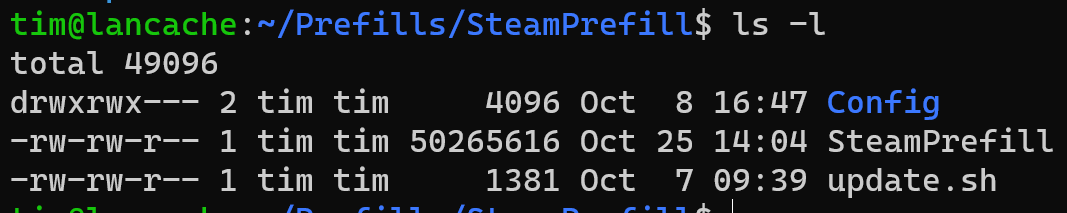 update.sh extracted from release zip overwrites previous executable ...