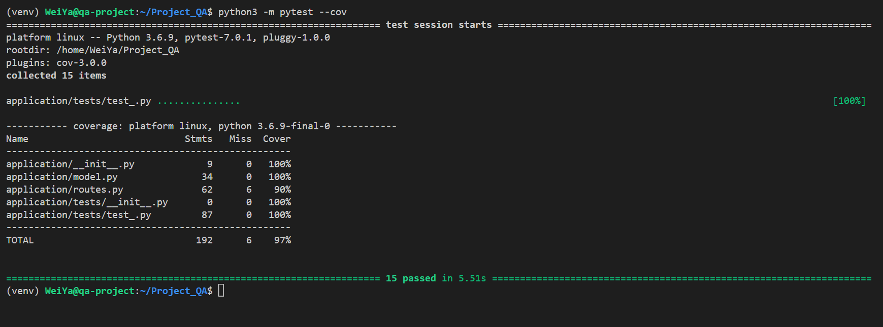 python coverage: see what your code actually runs -... GitHub - S1cca/Project_QA