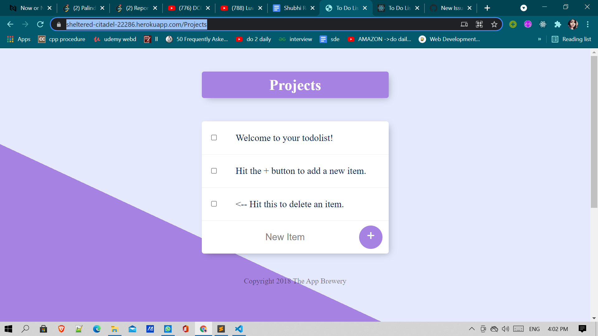 GitHub - shubhi-115/To-do-list: you can make your daily chores list ...