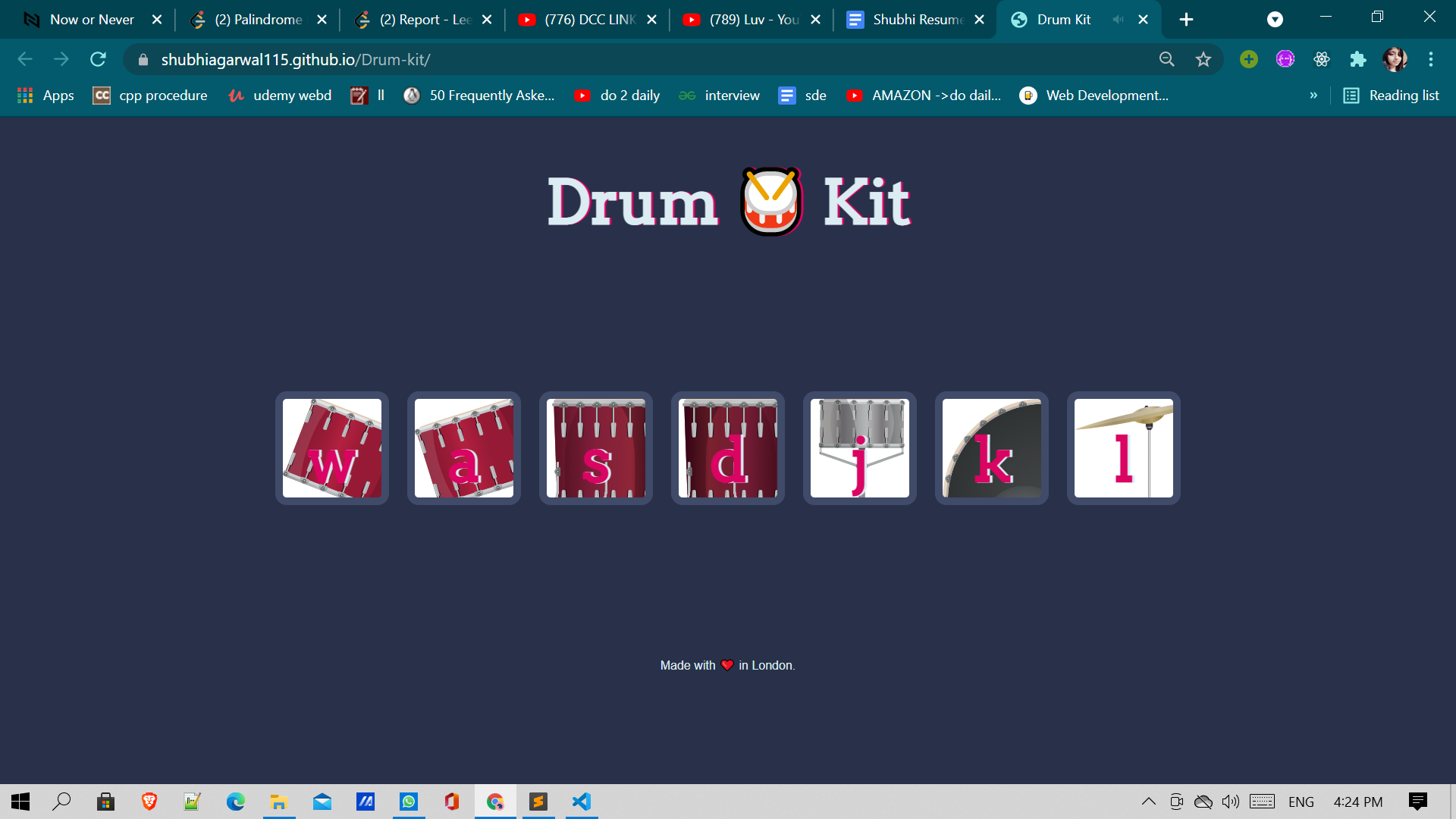 GitHub - shubhi-115/Drum-kit