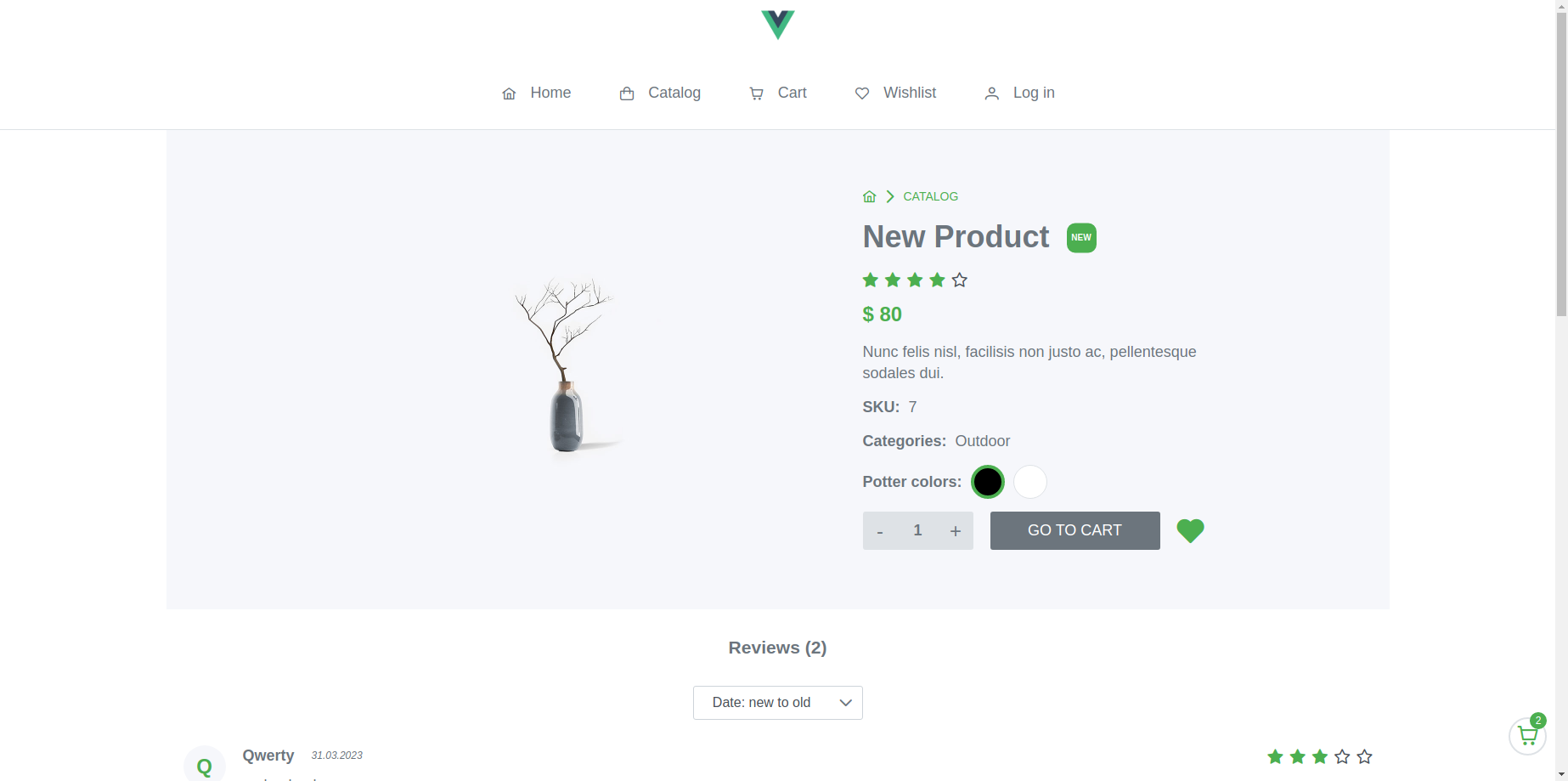 Github ejikbezn0jek plants shop plants e commerce vue3