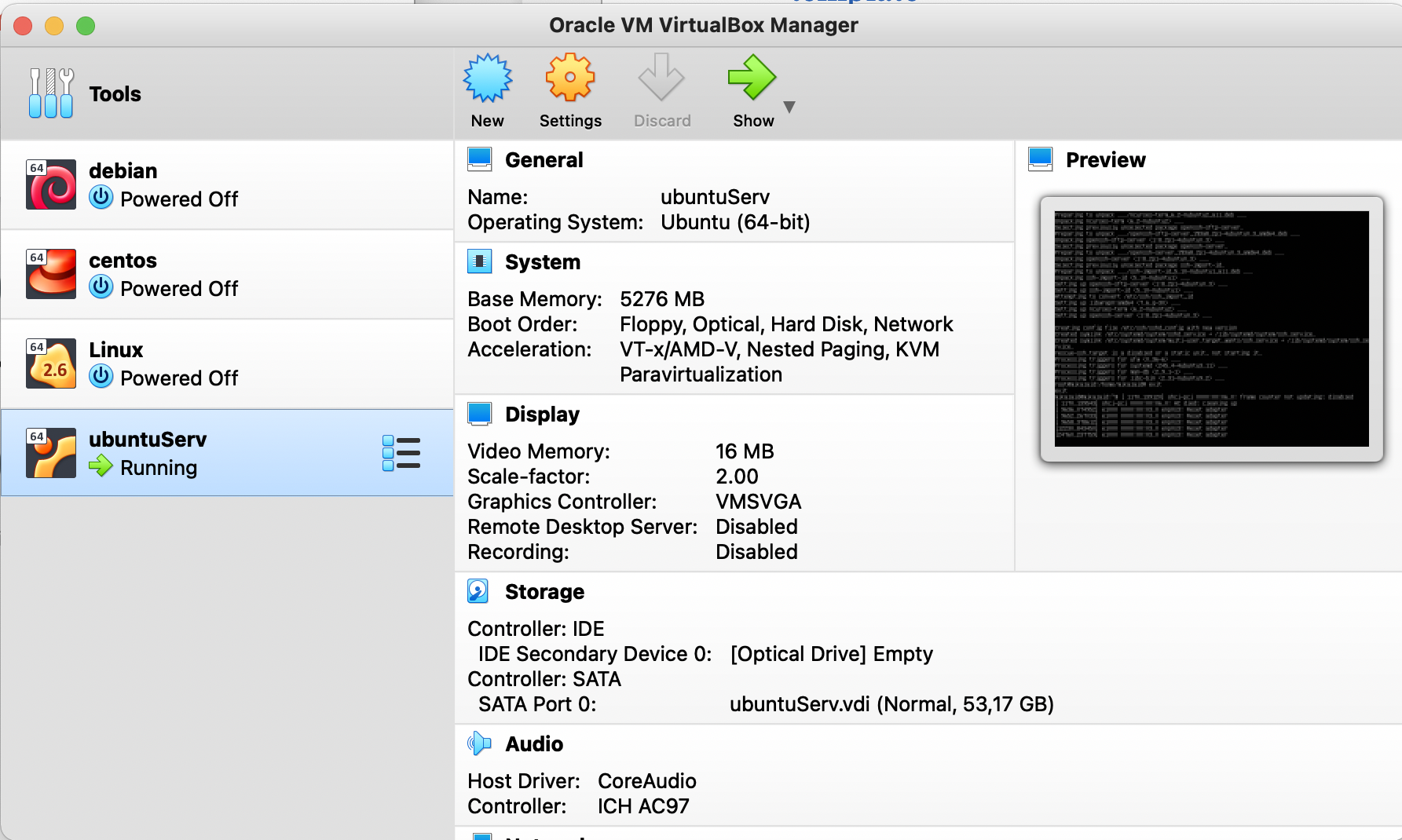 virtualbox