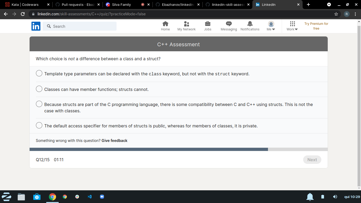 C++, question 10 can have more than 1 same question, but with different ...