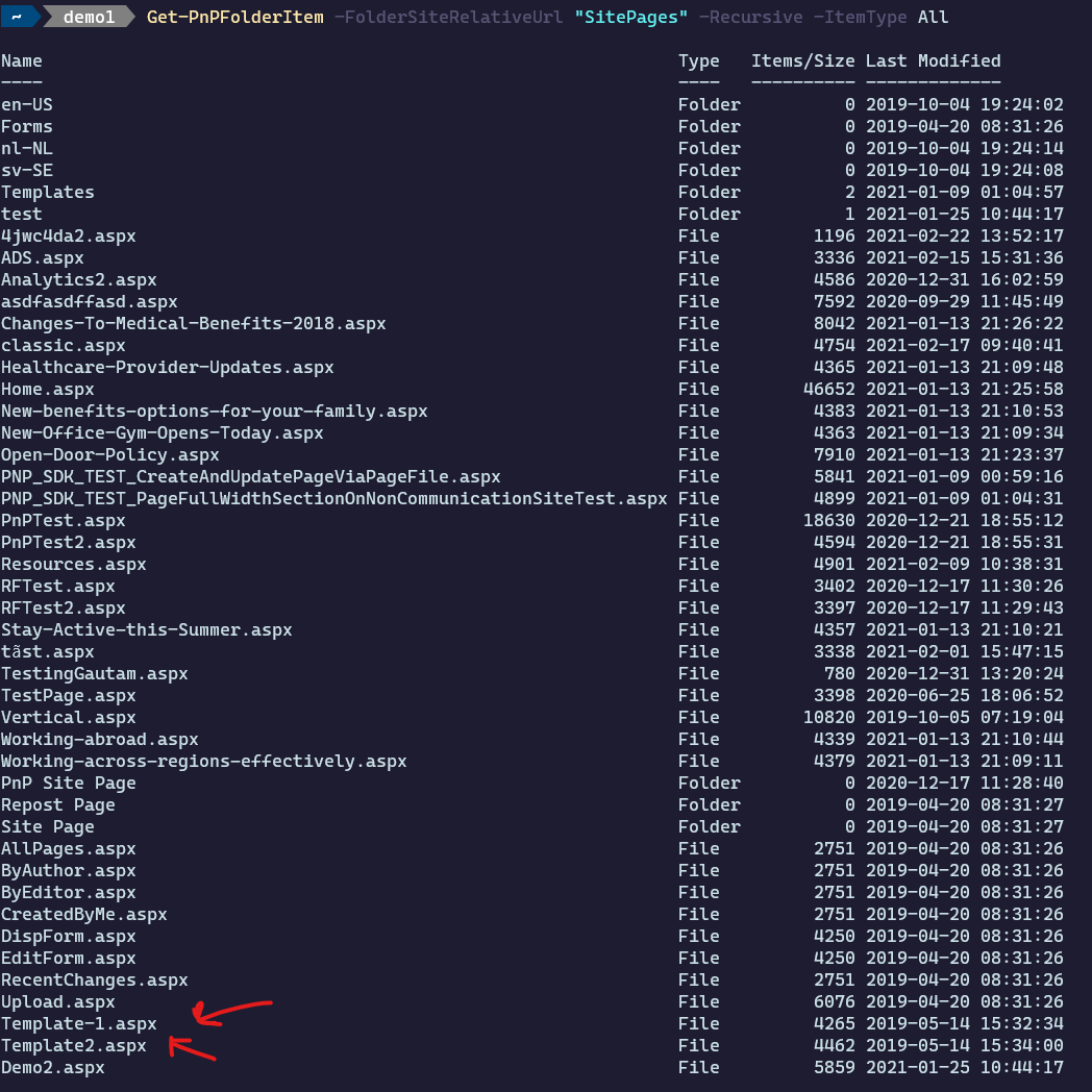 [BUG] GetPnPFolderItem Recurse doesn't show files in folders · Issue
