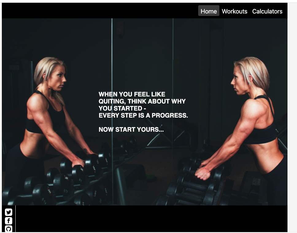 GitHub - deepen1987/Fitness-App: Workout Website using JavaScript, HTML ...