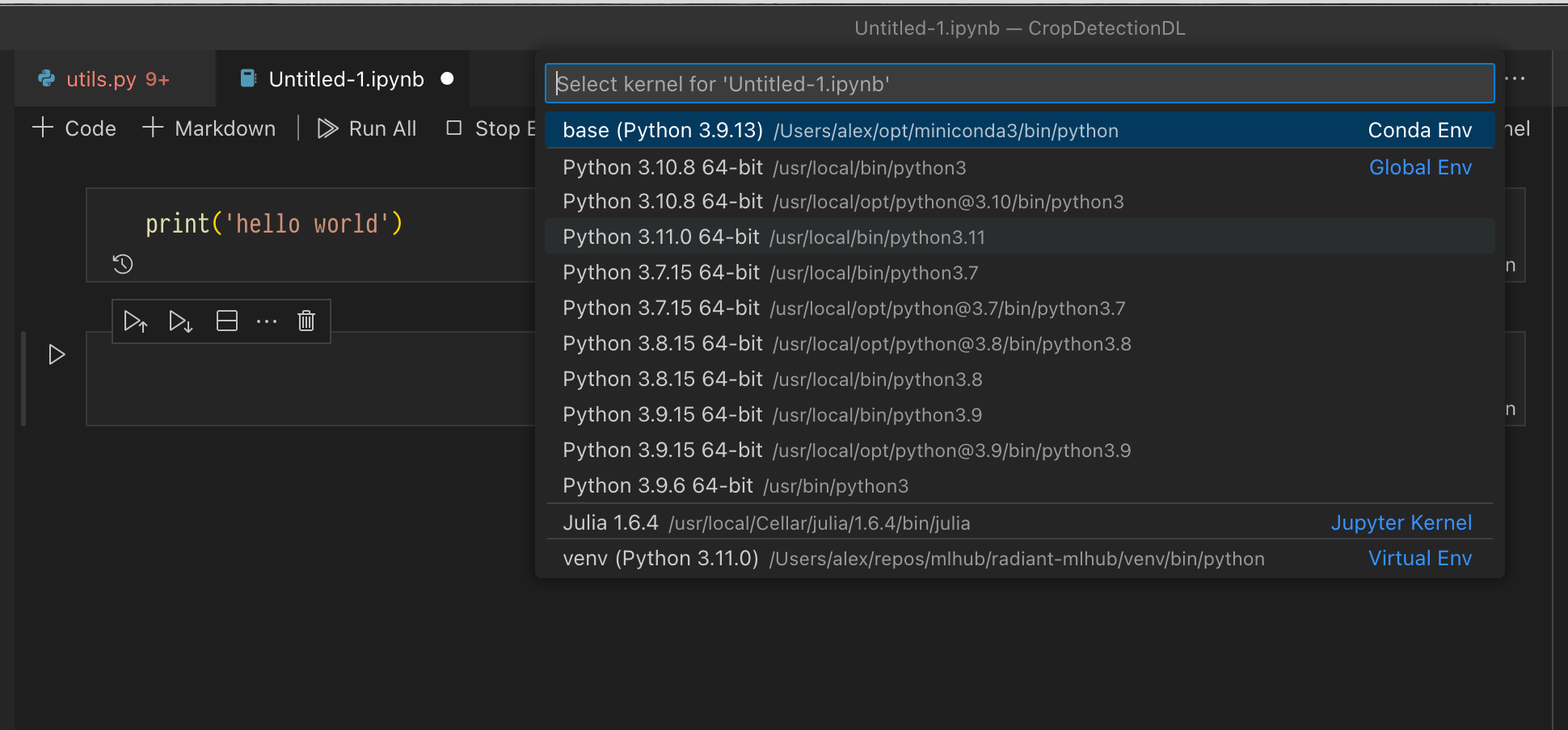 Problems With The Select Kernel Dialog Which Pops Up When You Run A 