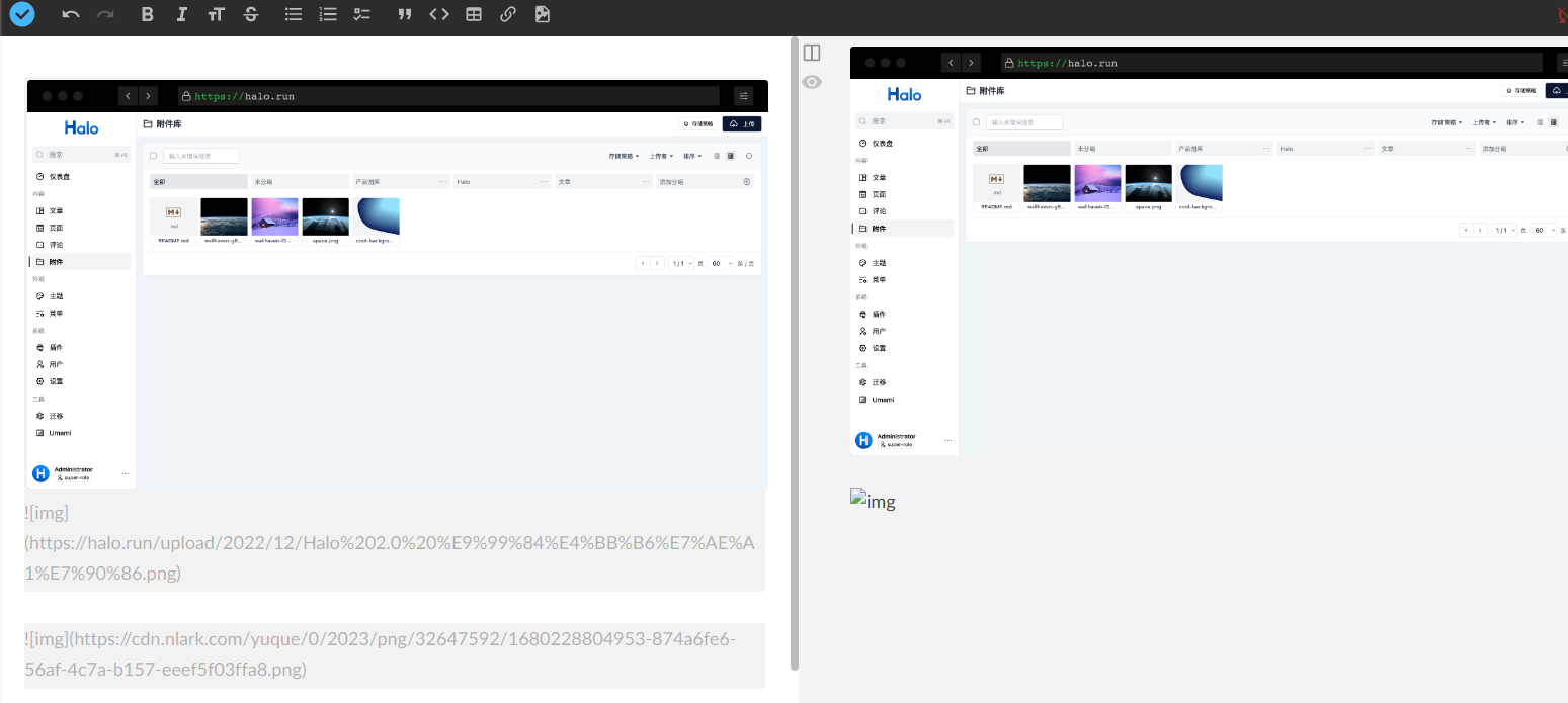 文章引入链接图片有些无法正常显示 · Issue #3646 · halo-dev/halo · GitHub