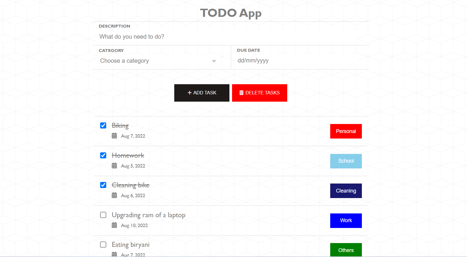 GitHub - mdatif796/Todo-App: This is the TODO App where user can add ...