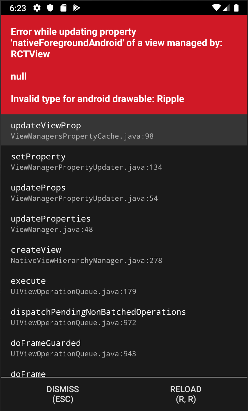 Ripple throws error · Issue #837 · software-mansion/react-native ...