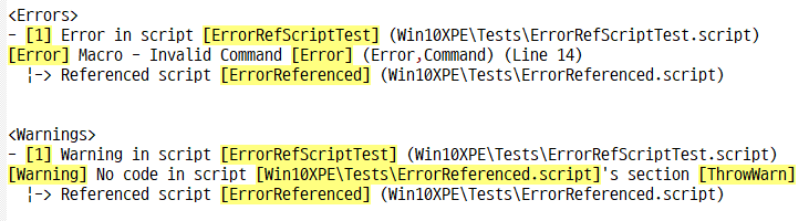 Error log reports incorrect source script when macro is called from ...