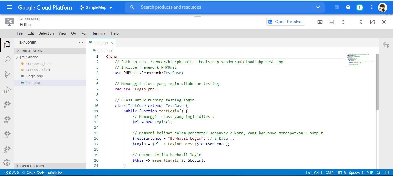 GitHub ETIRATEAM/UnitTestingLogin Pengujian Unit Testing