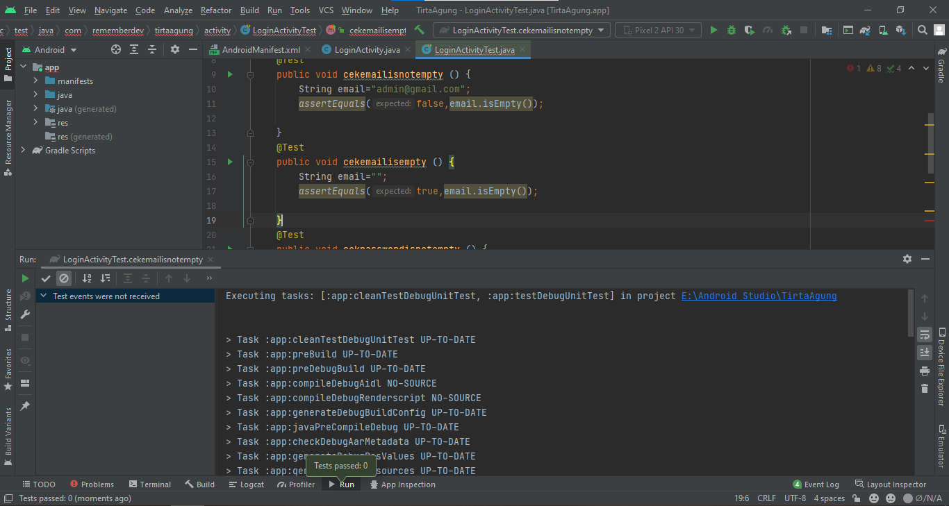 GitHub - E-TIRATEAM/Unit-Testing-Login: Pengujian Unit Testing ...