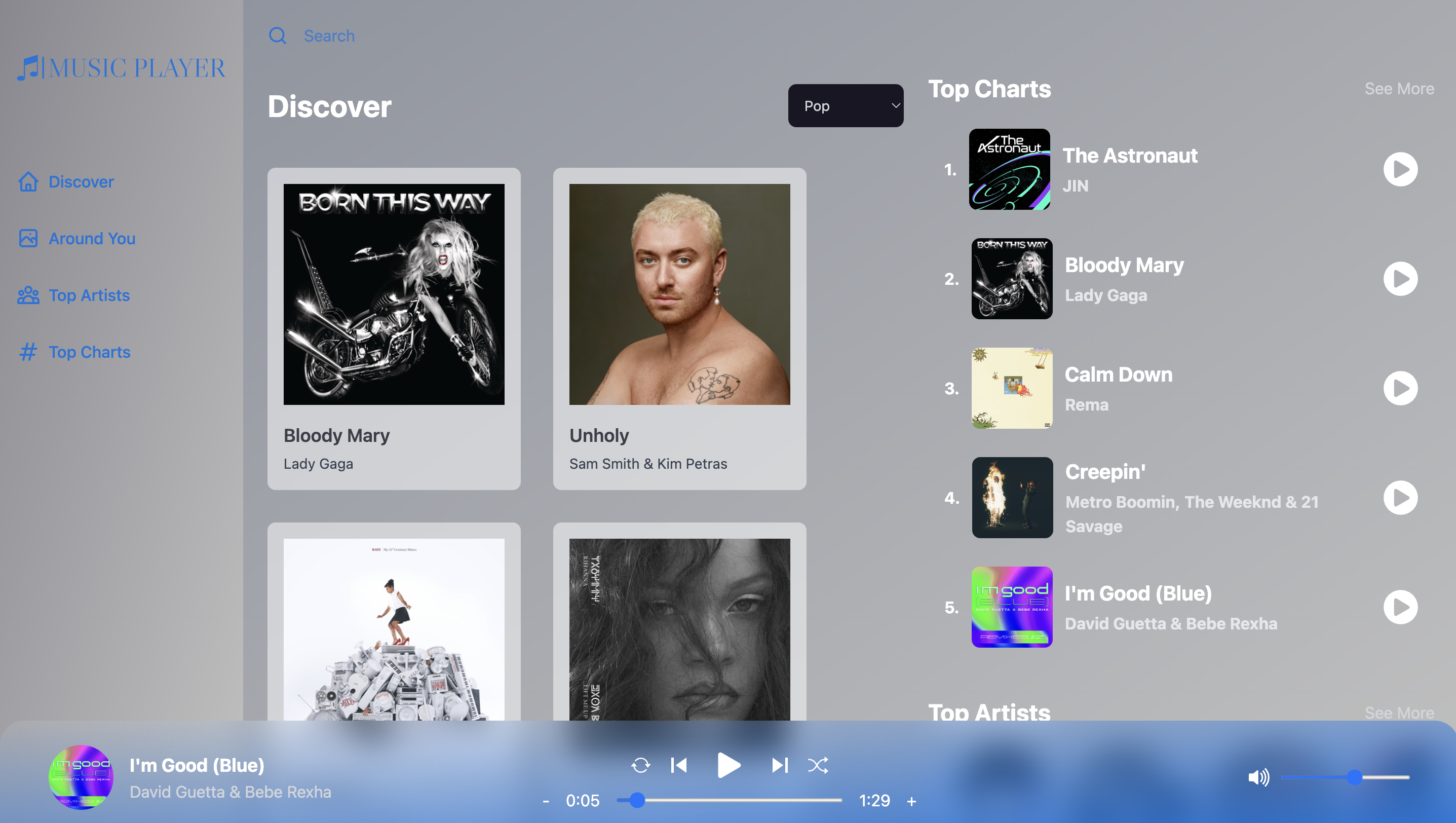 GitHub - t-creates/music-player: Music playing web app -> fully responsive