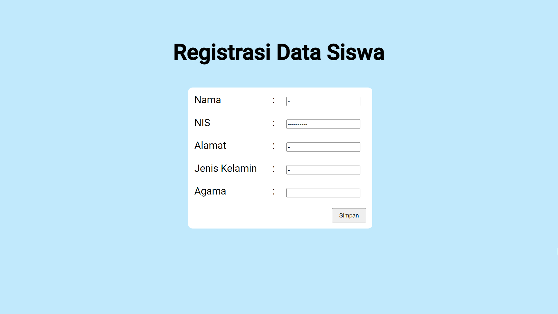 GitHub - adhamnugroho/Registration-Form: Website Registrasi untuk ...
