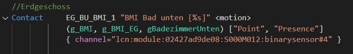 Items from .items files are outside the desired location in the Model ...