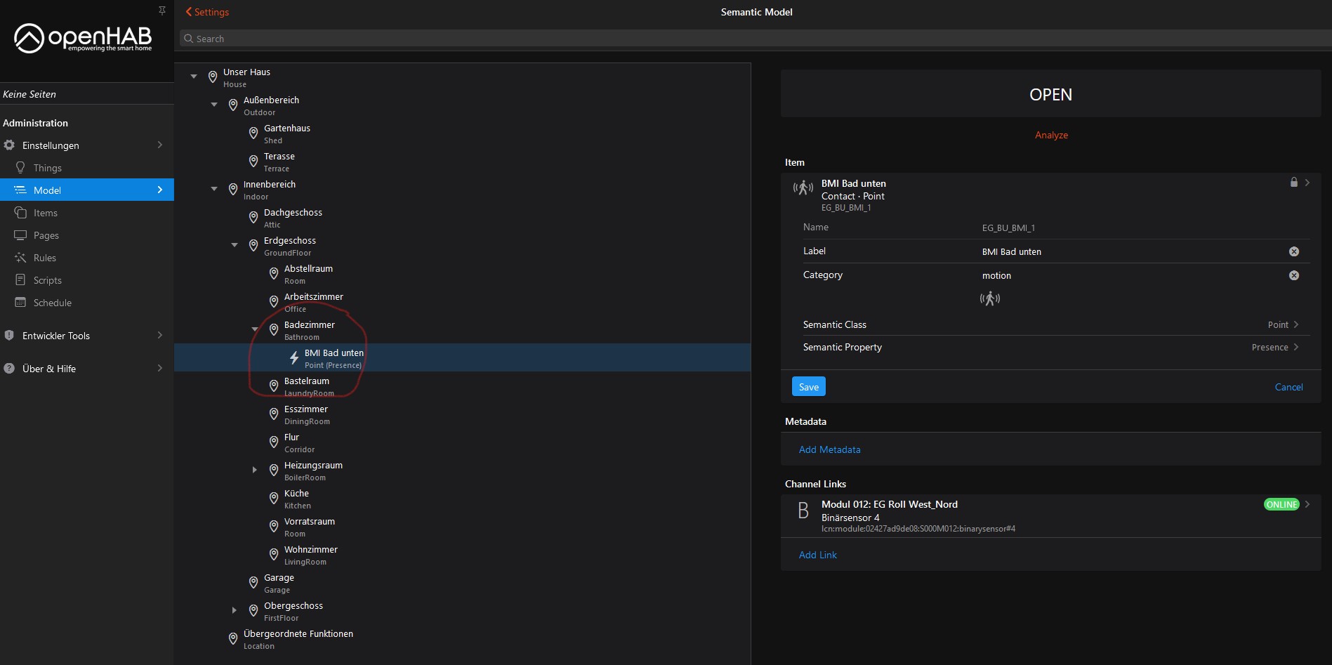 Items from .items files are outside the desired location in the Model ...