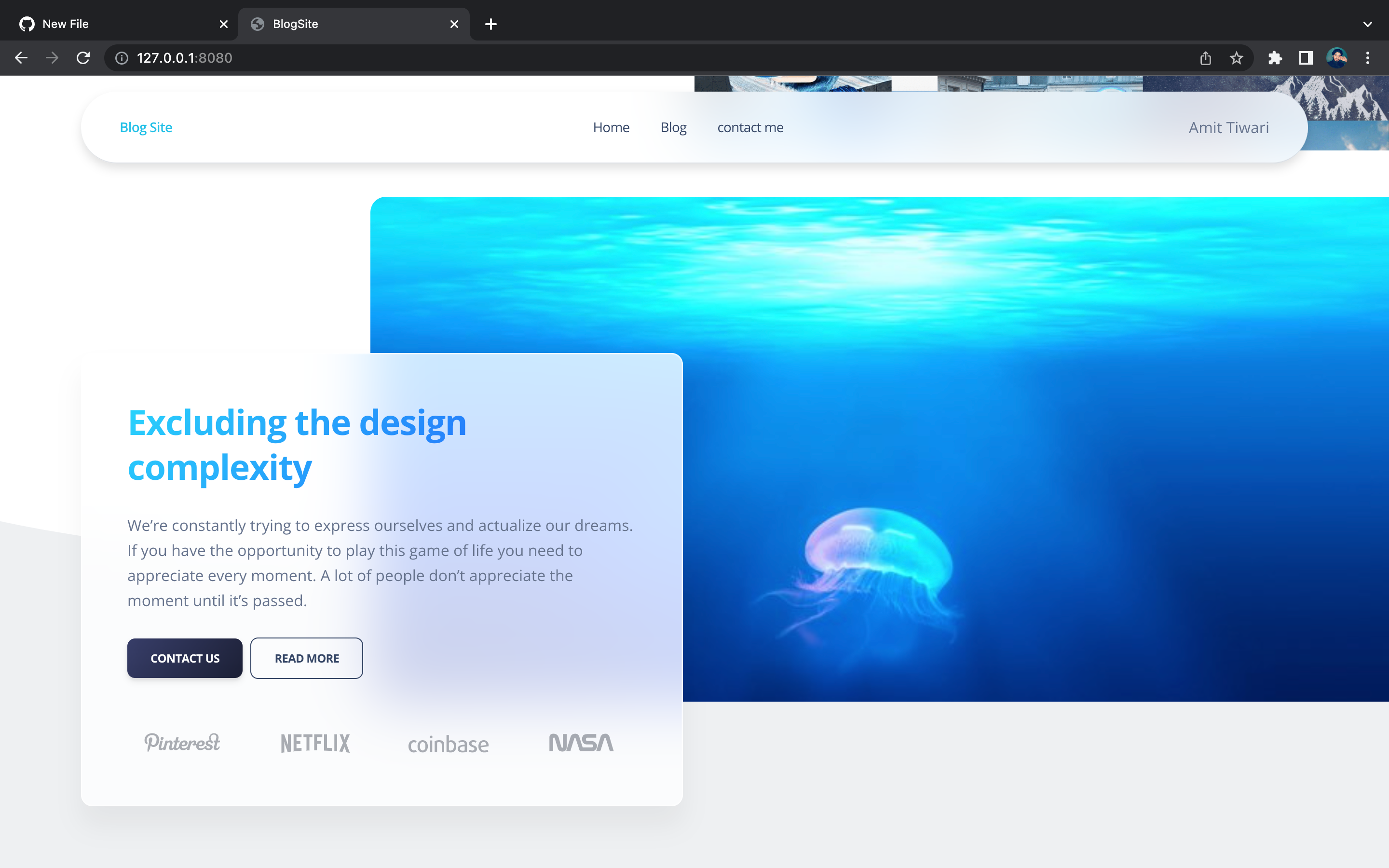 GitHub - Codewithdarks/BlogSite: Blogging website UI using bootstrap5 ...