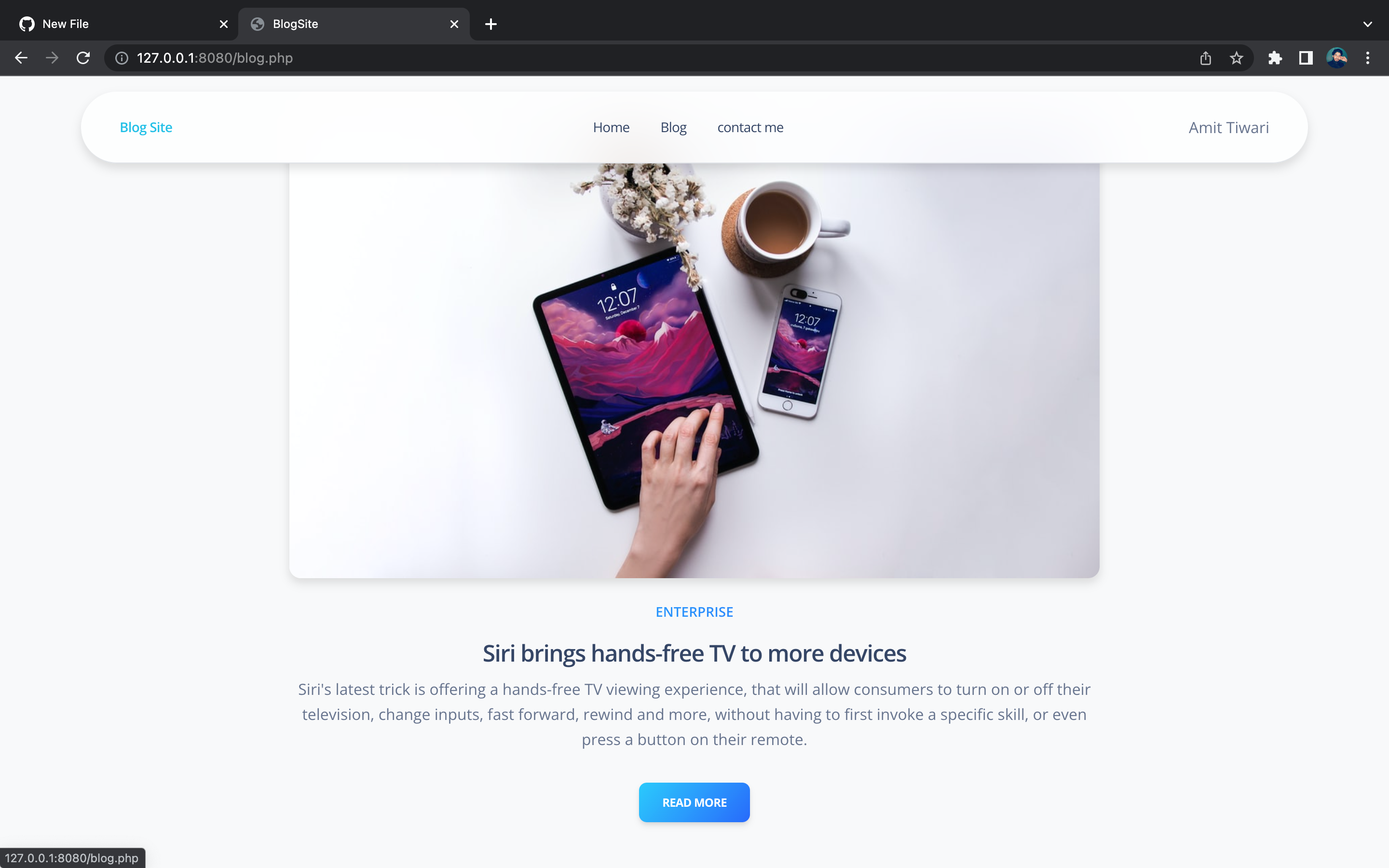 GitHub - Codewithdarks/BlogSite: Blogging website UI using bootstrap5 ...