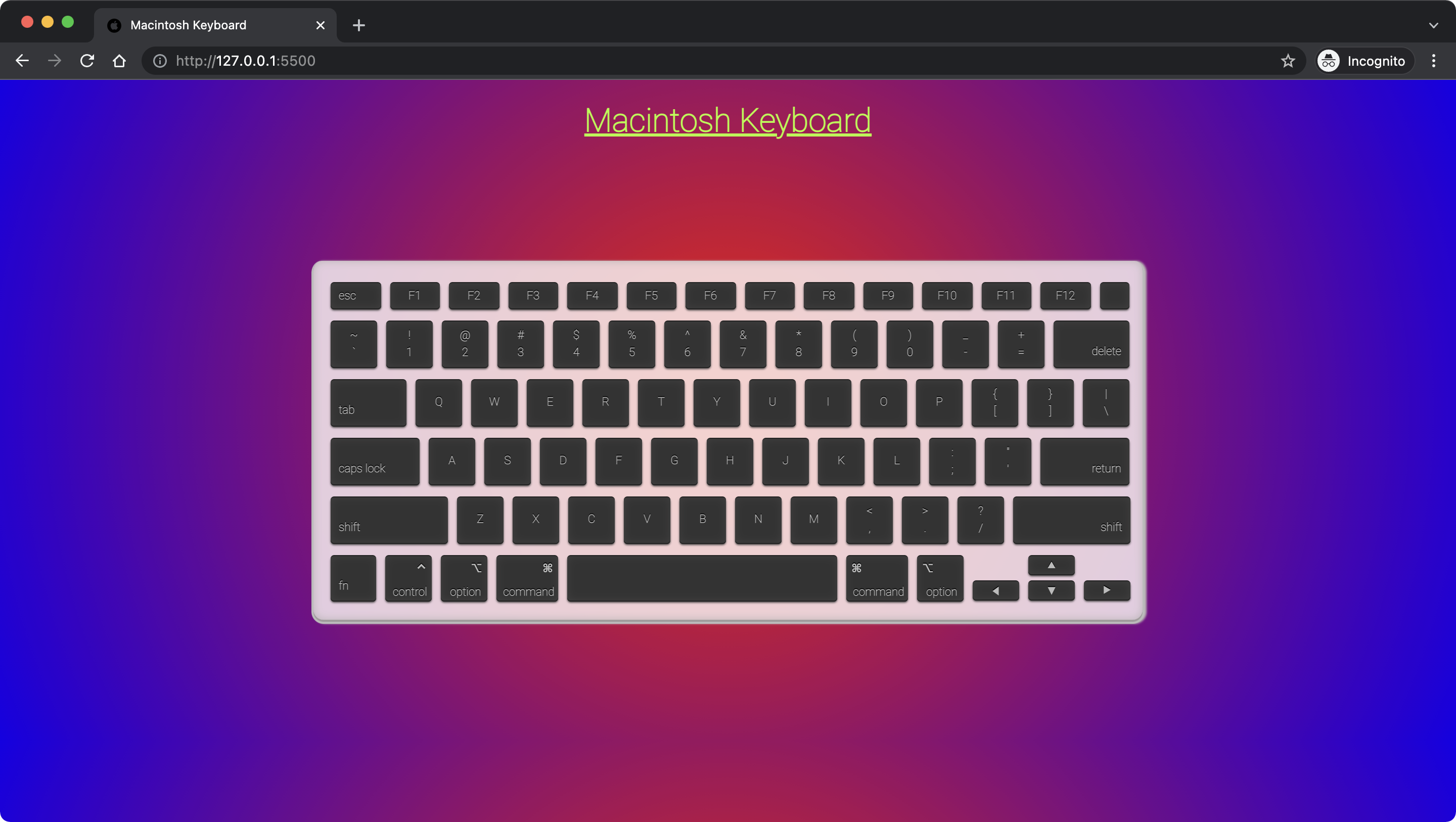 GitHub - debjitpal5040/Qwickeys: A virtual Macintosh keyboard model ...