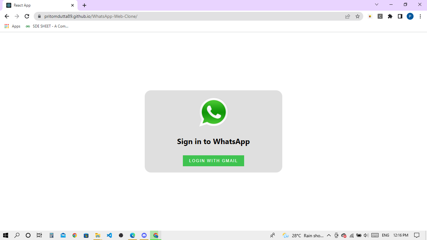 GitHub - PritomDutta89/WhatsApp-Web-Clone: Build a Whatsapp-Web Clone ...