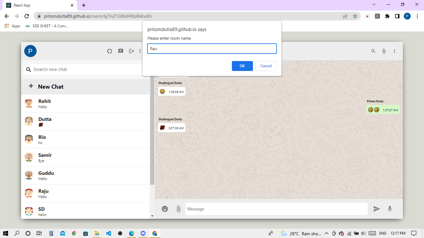 GitHub - PritomDutta89/WhatsApp-Web-Clone: Build a Whatsapp-Web Clone ...