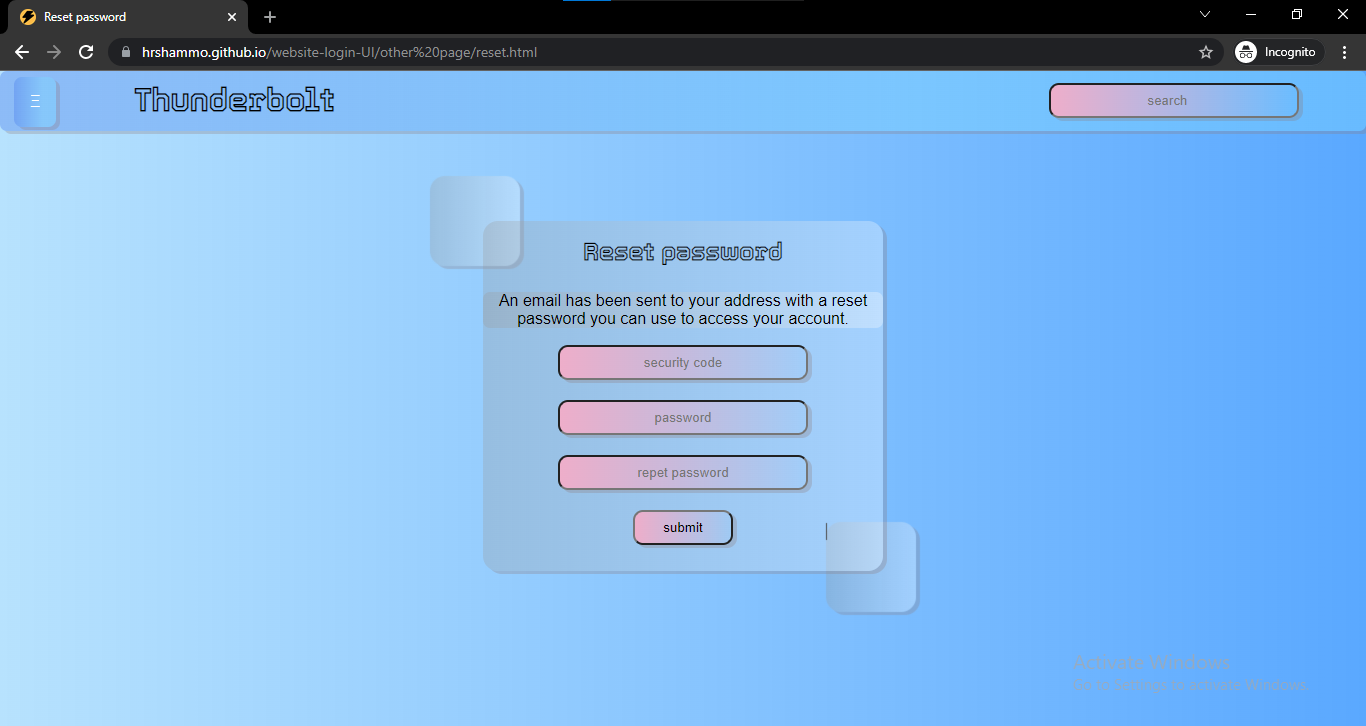 GitHub - hrshammo/website-login-UI: It's a simple login UI for a ...