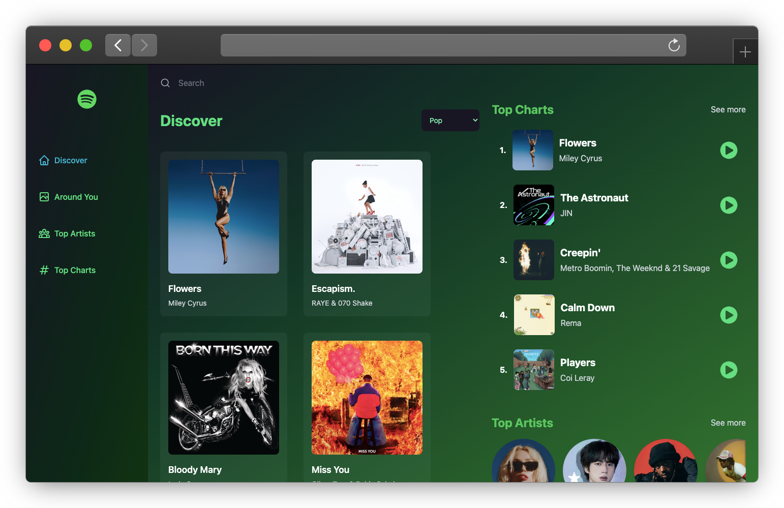 GitHub - csfahad/spotify-2.0-music-player: Spotify 2.0 - Web App using ...