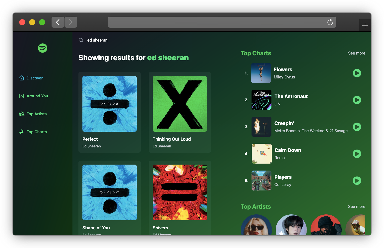 GitHub - csfahad/spotify-2.0-music-player: Spotify 2.0 - Web App using ...