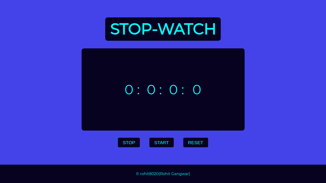 GitHub - rohit8020/stop-watch-app: A basic stop-watch app made with ...