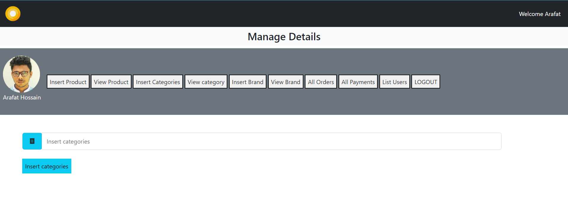 GitHub - Md-Arafat-Hossain-sami/E-commece-poject-using-PHP-my-SQL: This ...