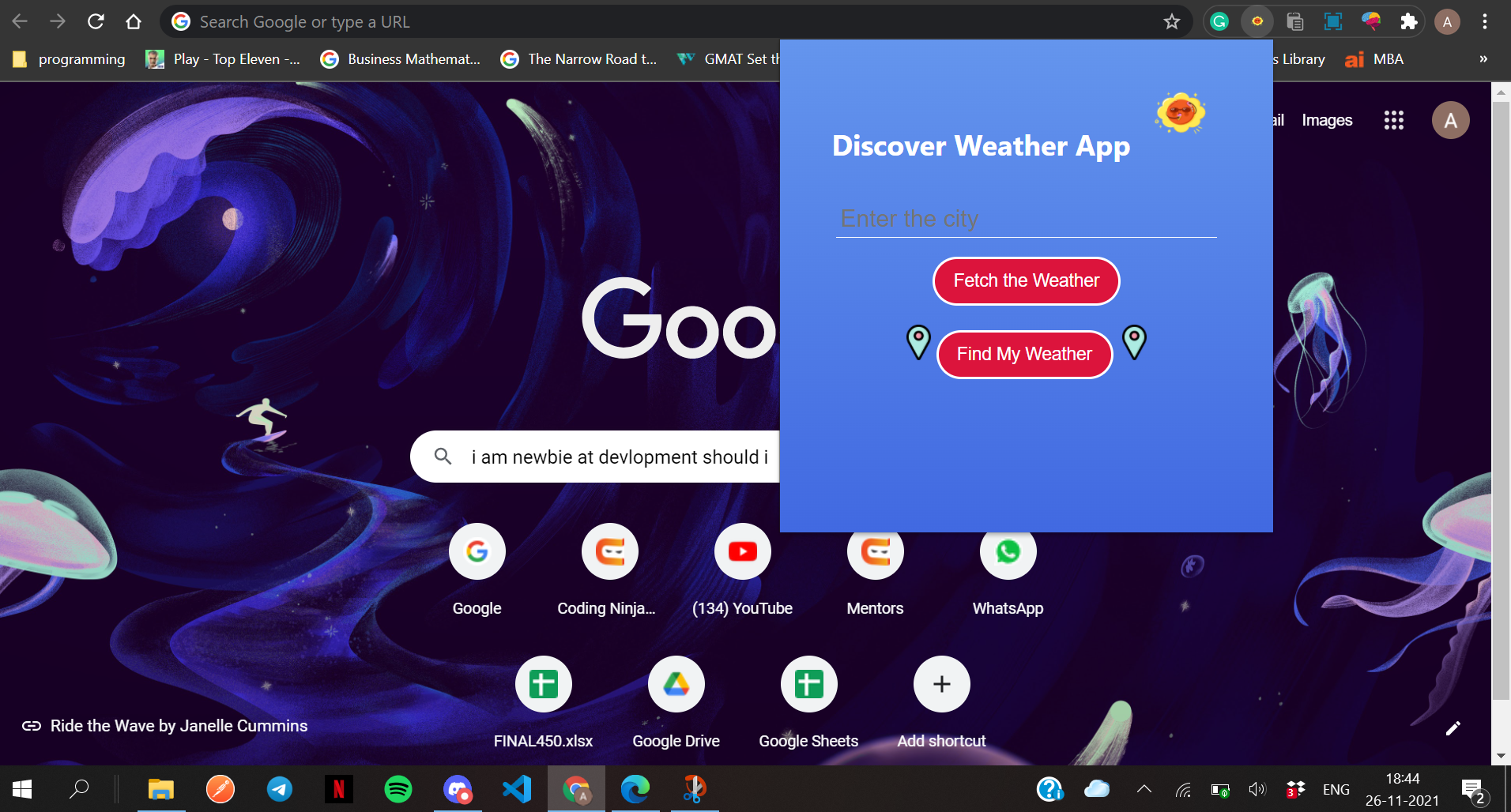 GitHub - aditya13902/Discover-extension