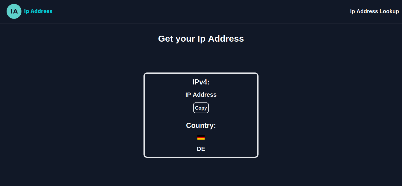 GitHub - FlosWelt/ip-address: A simple Web app to ip addresses and ip info