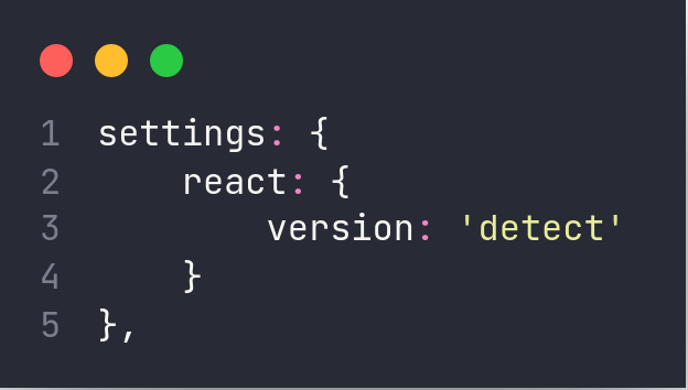 Specify React version in `/.eslintrc.js` · Issue #21421 · element-hq ...