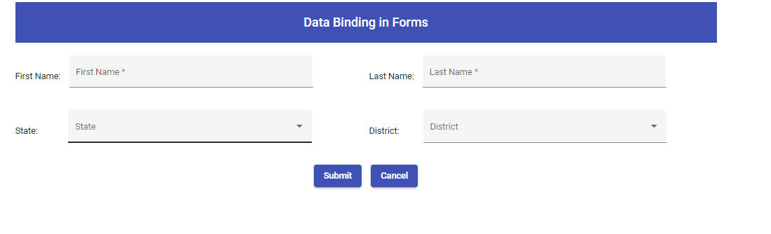 GitHub - DeepaItagi/Angular-Data-Binding-in-Forms: The Reactive Form ...