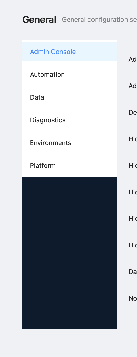GUI bug at Adminpage under "Admin Console" · Issue #1557 ...