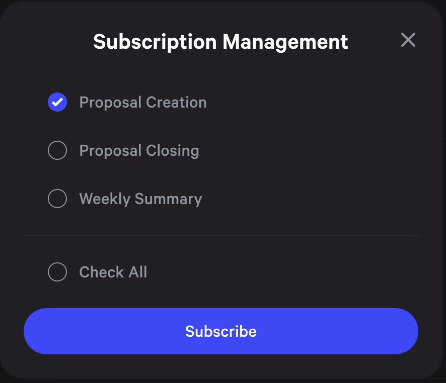Manage email subscription from user profile · Issue 3886 · snapshot